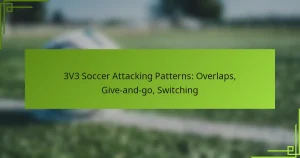 3V3 Soccer Attacking Patterns: Overlaps, Give-and-go, Switching